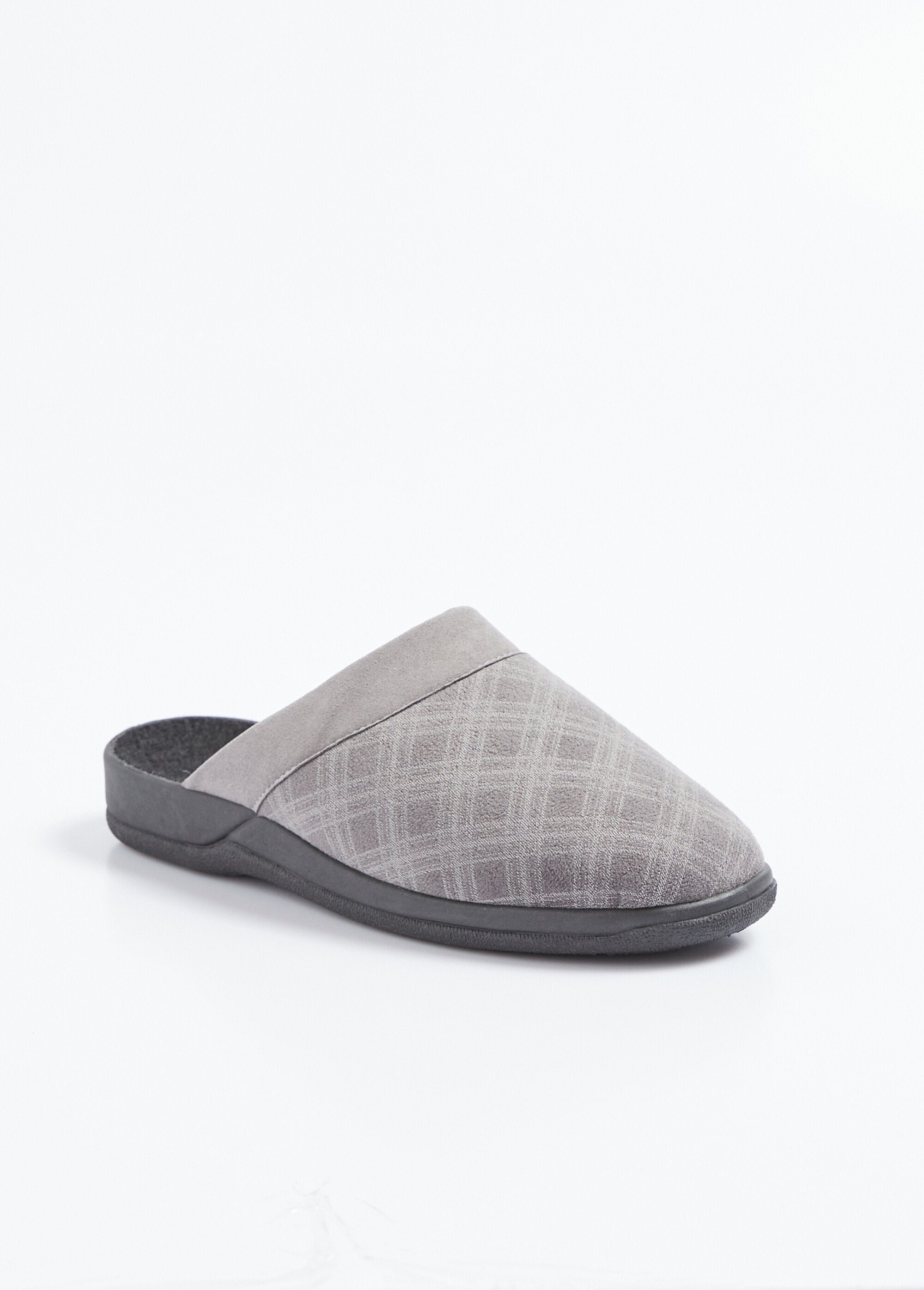 Unisex_comfort_width_wedge_mule_slippers_Gray_FA1_slim