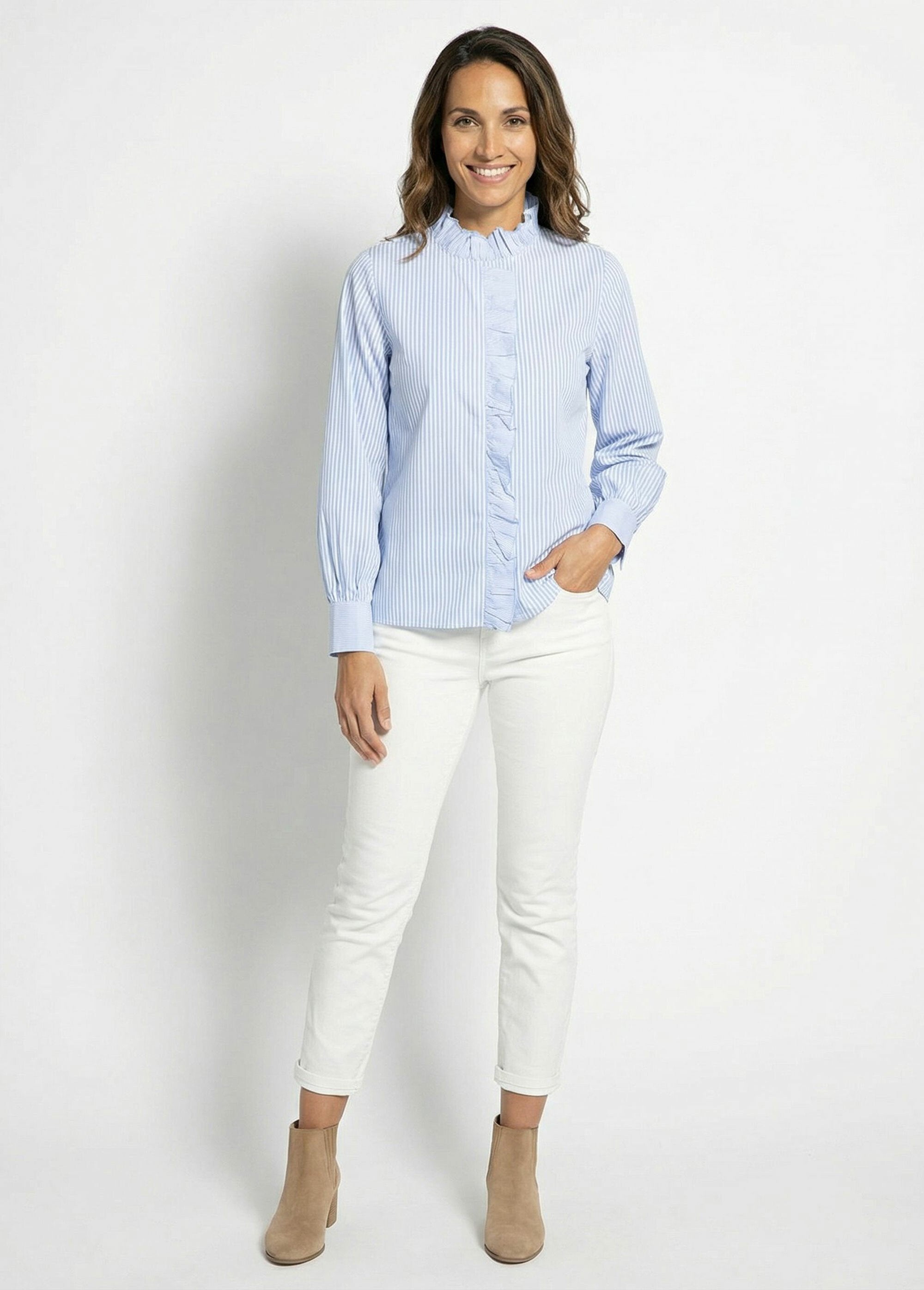 Striped_pleated_blouse_with_a_high_collar_Striped_blue_SF1_slim