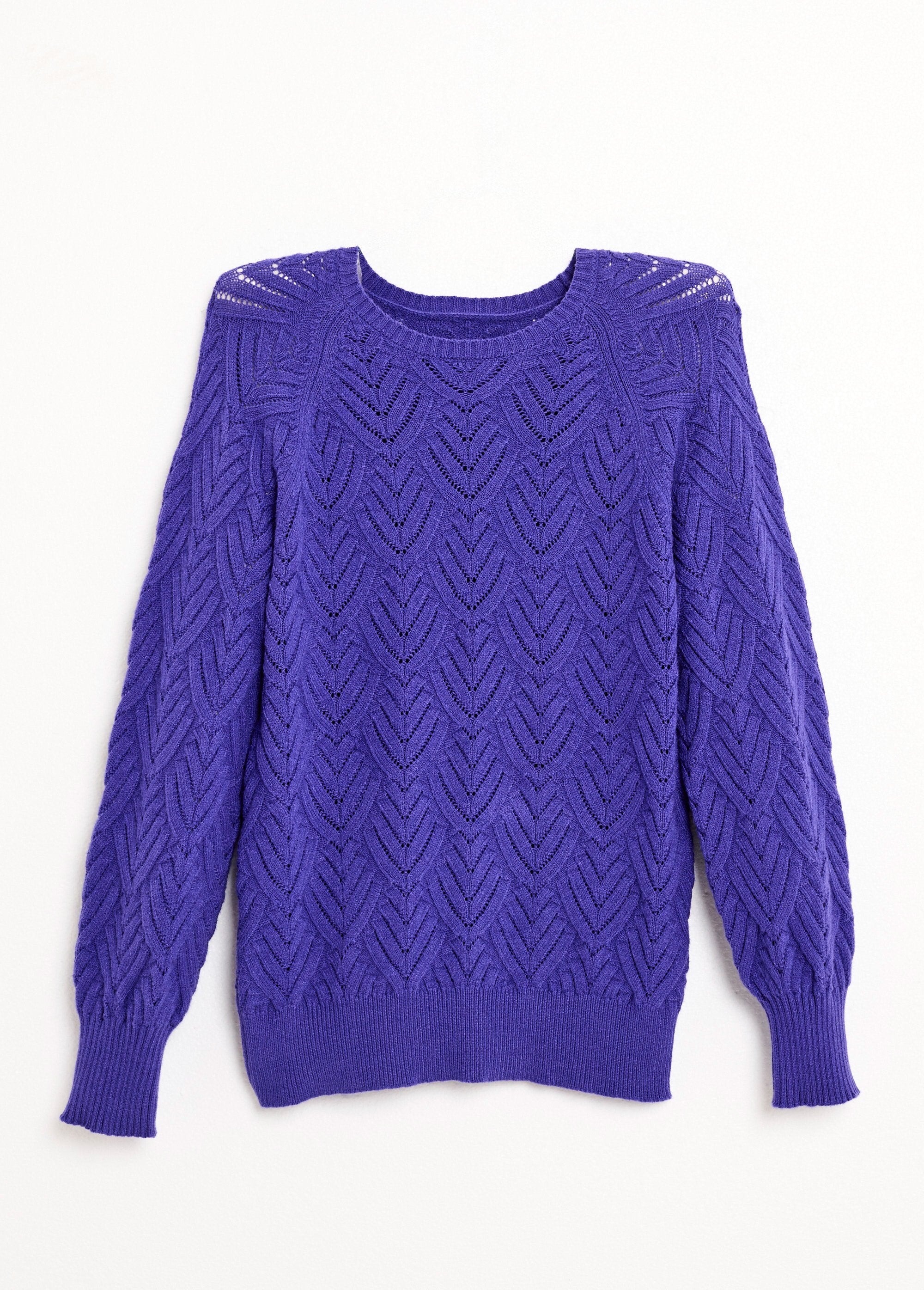Soft_short_round_neck_sweater_with_openwork_pattern_Purple_AP1_slim