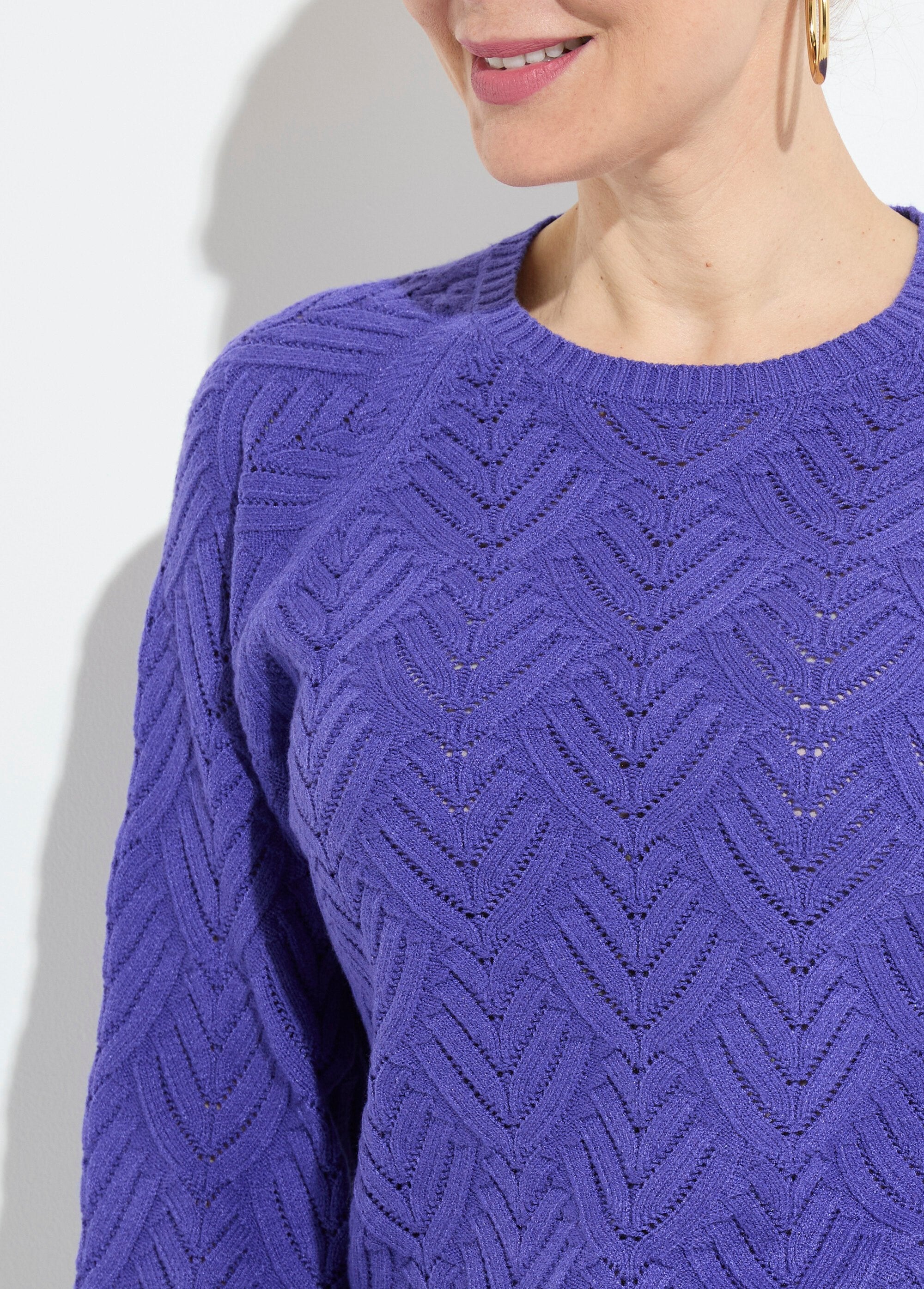 Soft_short_round_neck_sweater_with_openwork_pattern_Purple_DE1_slim