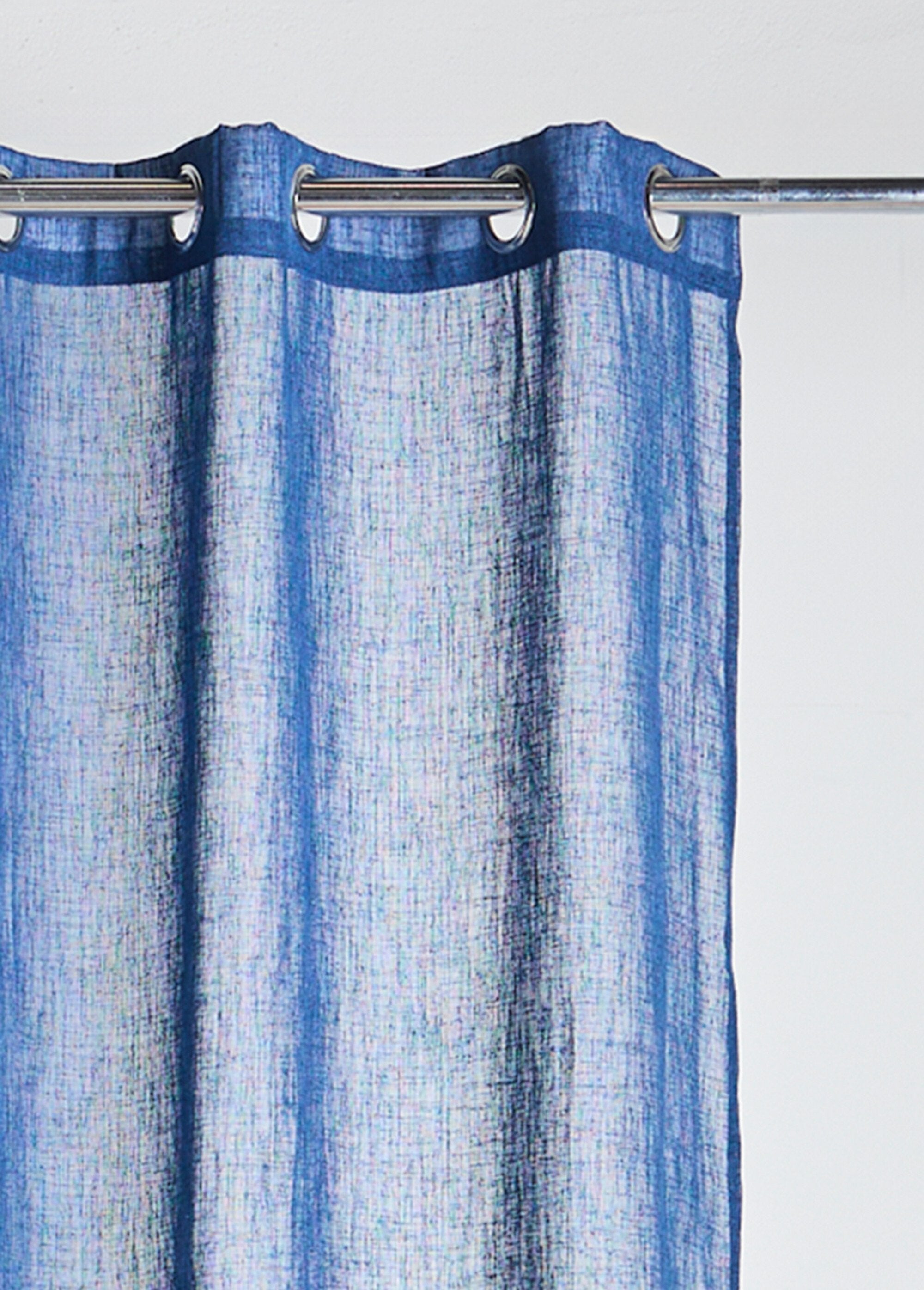 Single-panel_curtain_with_eyelets,_woven_linen_type_Navy_blue_DE1_slim