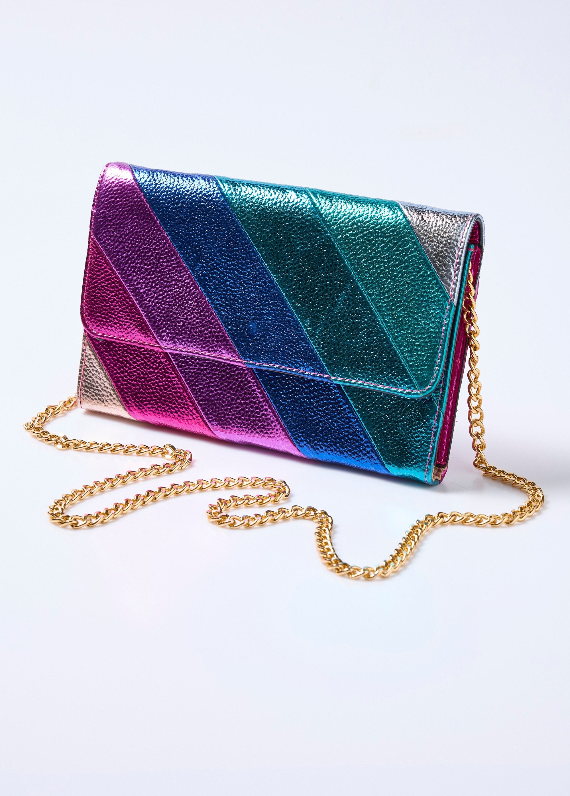 Faux_leather_fancy_stripe_clutch_bag_Pink_and_multi-colored_FA1_slim