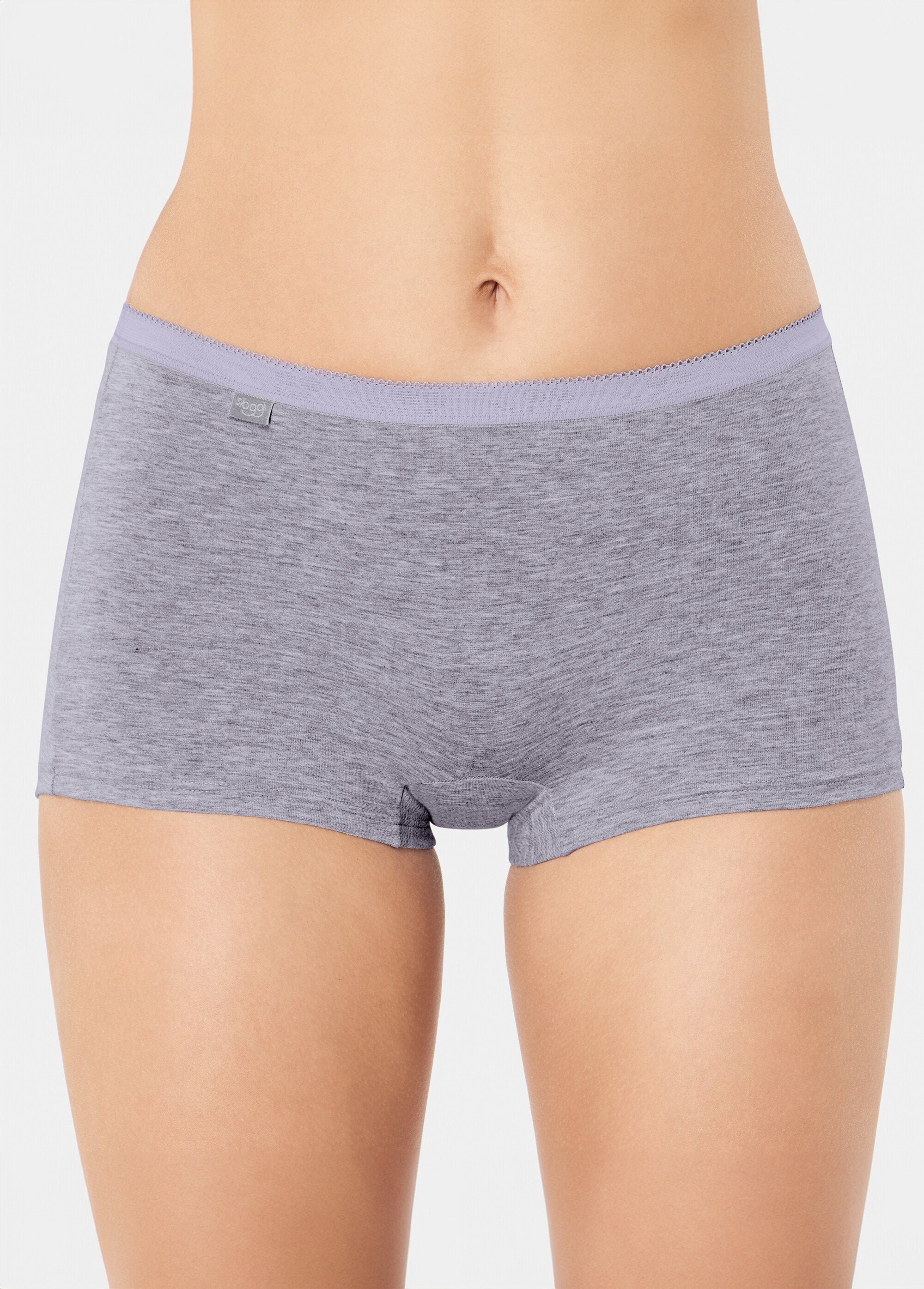 Sloggi®_-_Shorty_Basic+_plain_stretch_cotton_Gray_FA1_slim