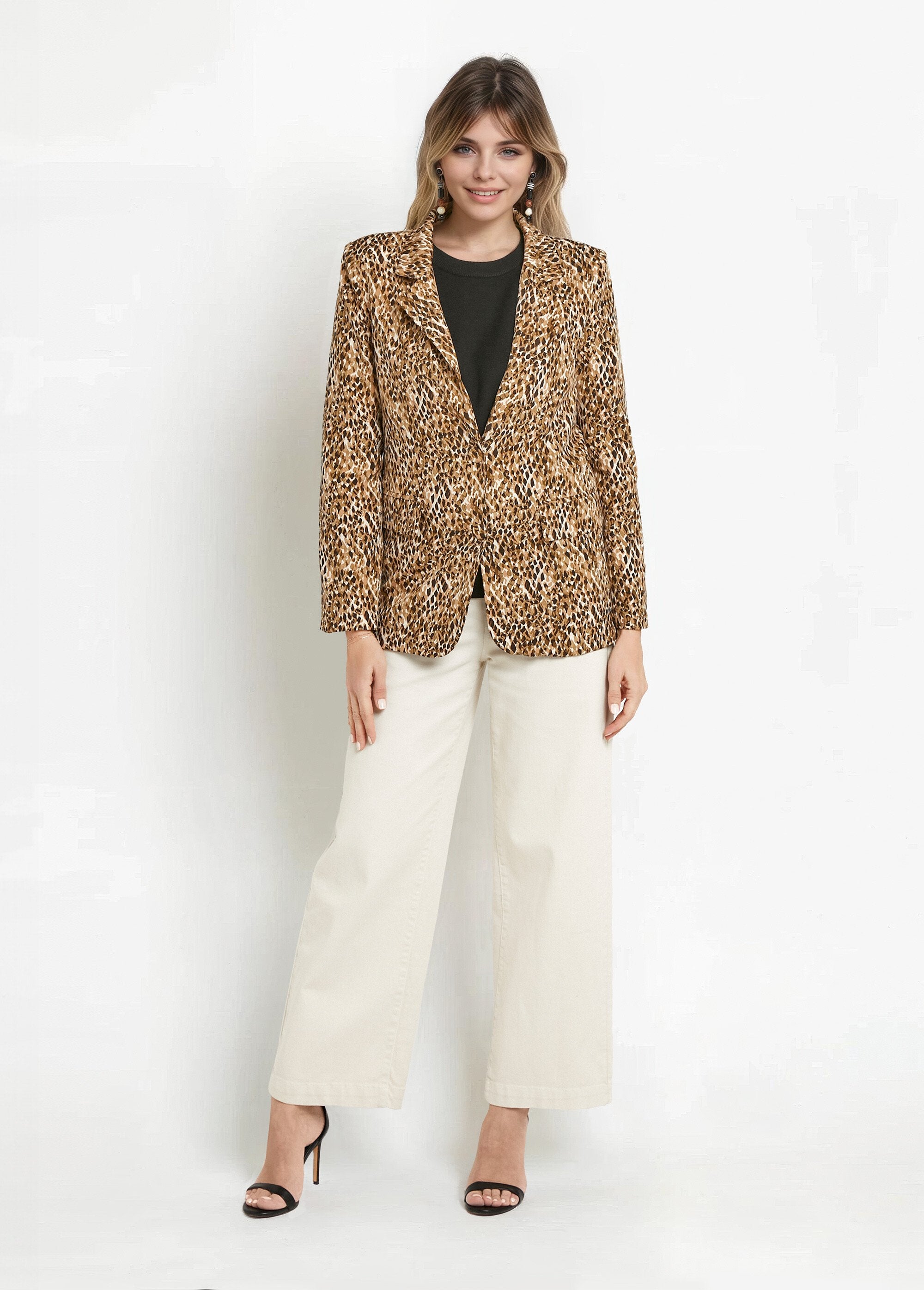 Arty_print_jacket,_tailored_collar_Camel_prints_SF1_slim