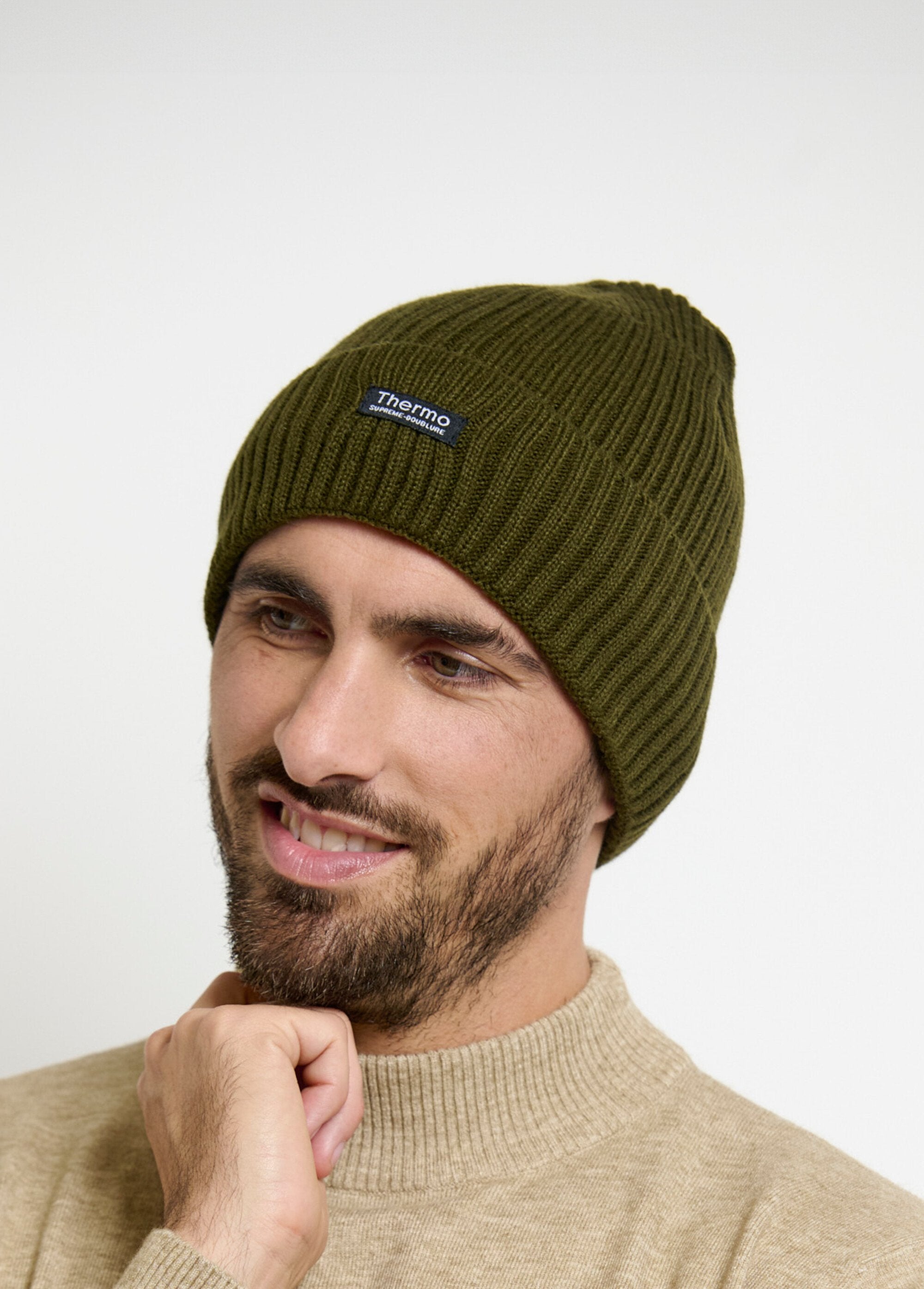 Fleece-lined_knit_hat_with_lapels_Khaki_DE1_slim