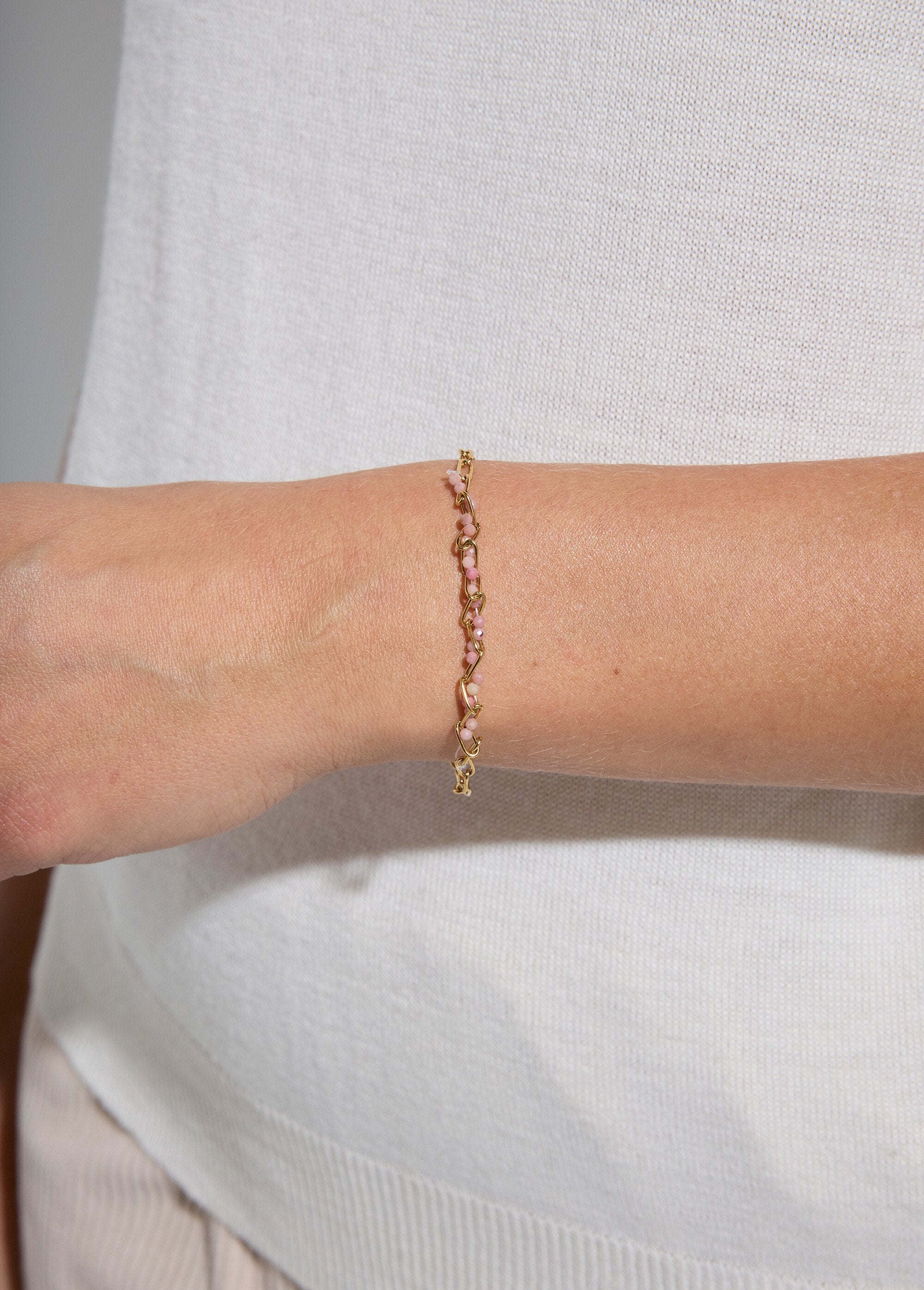 Bracelet_chaîne_acier_inoxydable_doré_perlé_Dore_et_rose_FA1_slim