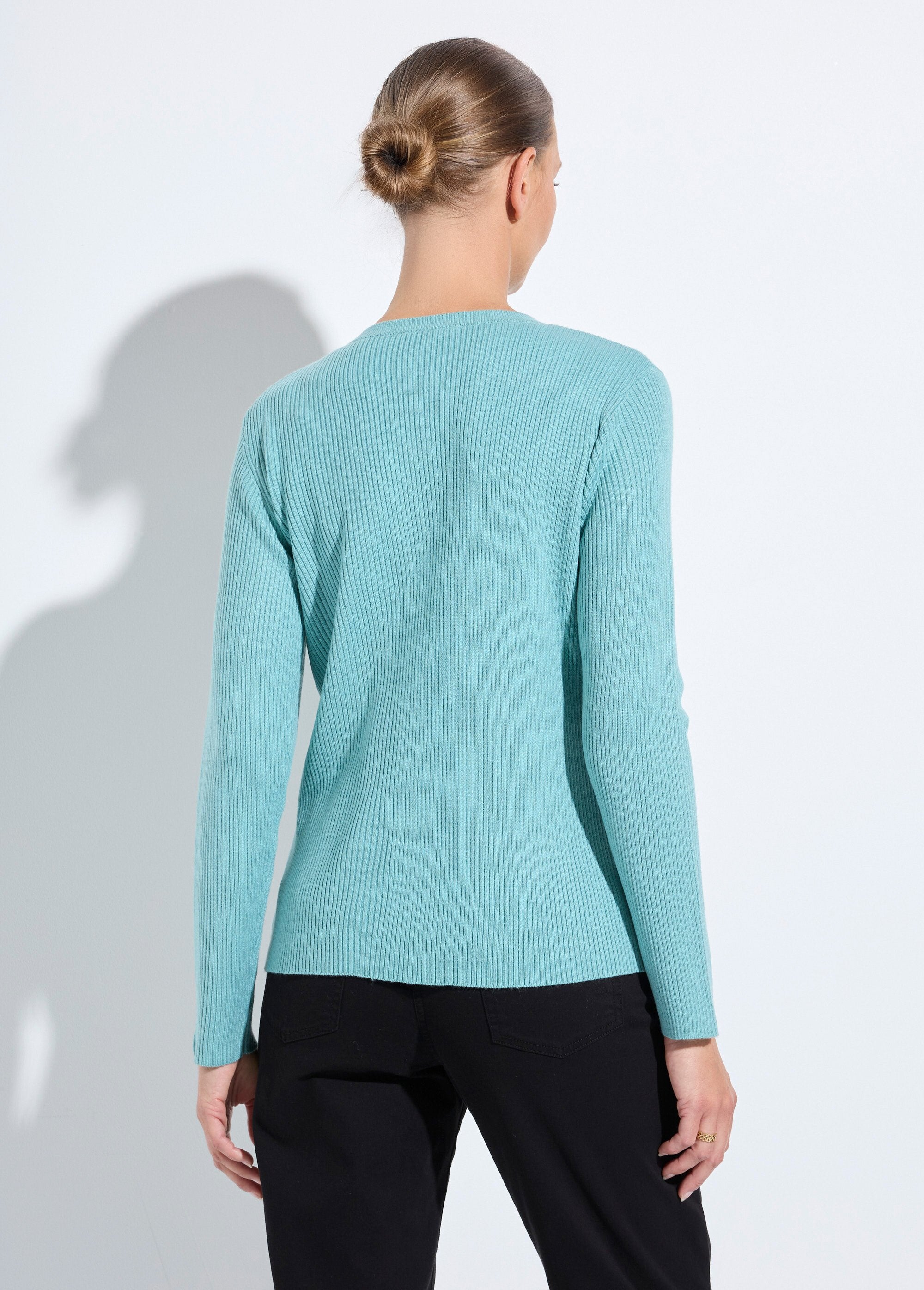 Plain_ribbed_knit_button-front_cardigan_Aqua_DO1_slim