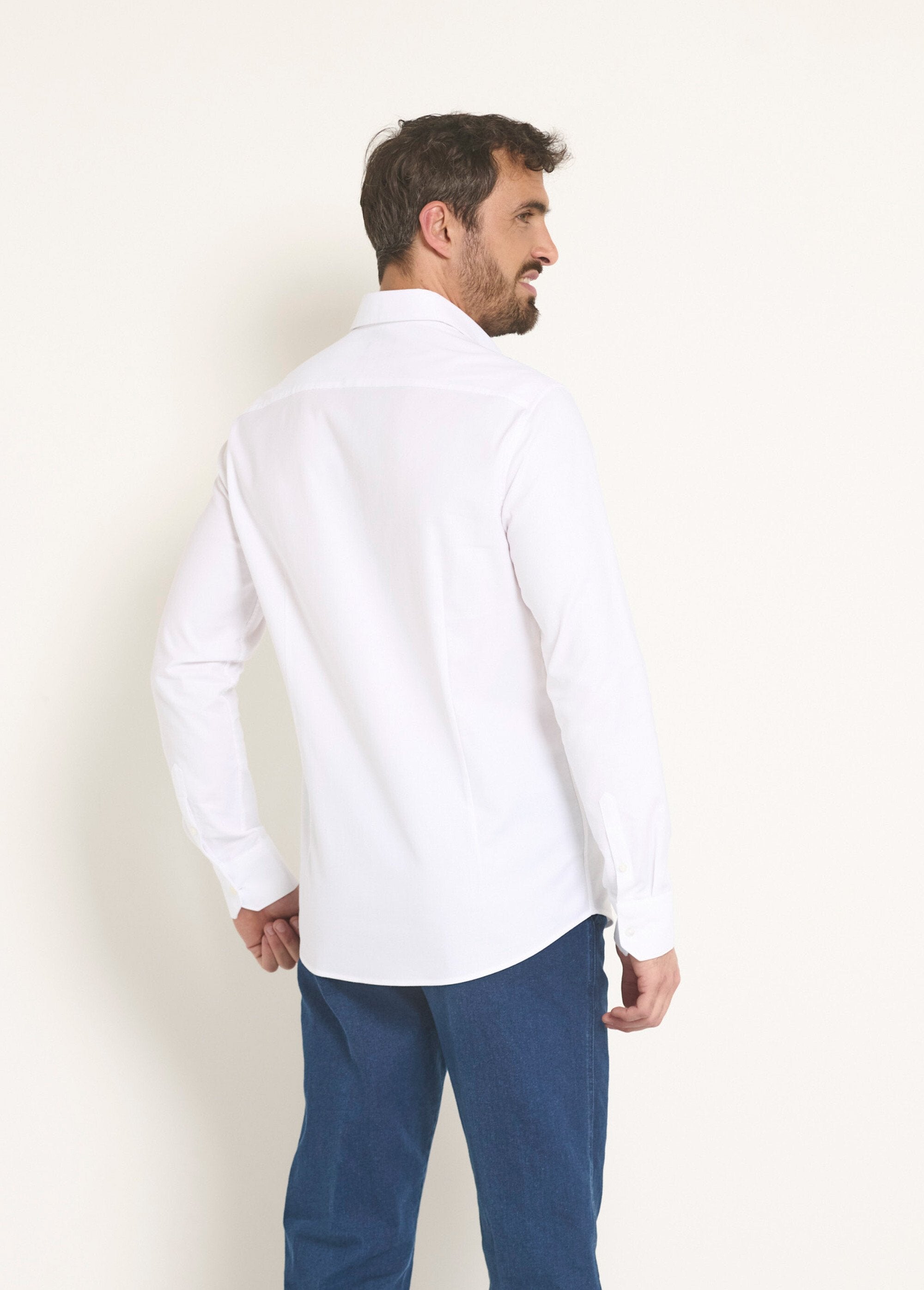 Chic,_slim-fit_stretch_shirt_White_DO1_slim