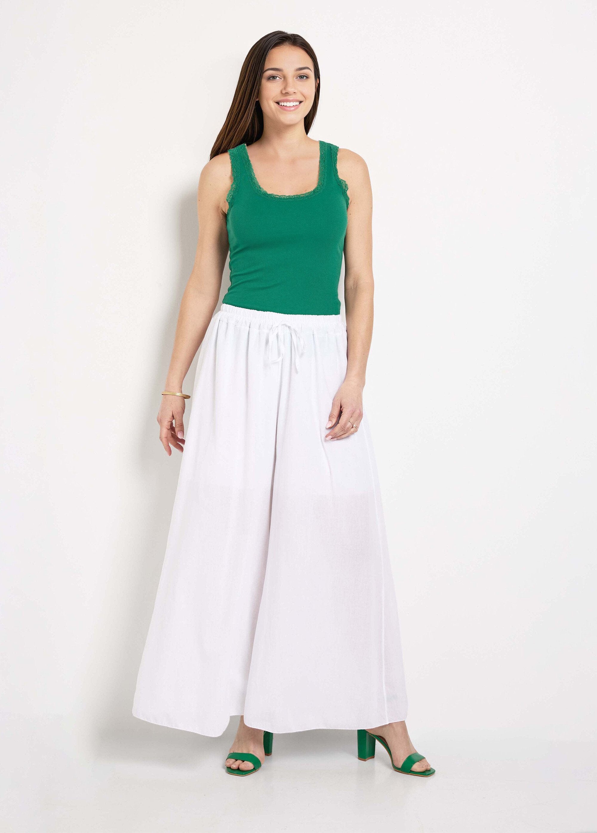 Fine_ribbed_tank_top_with_lace_trim_Bright_green_SF1_slim