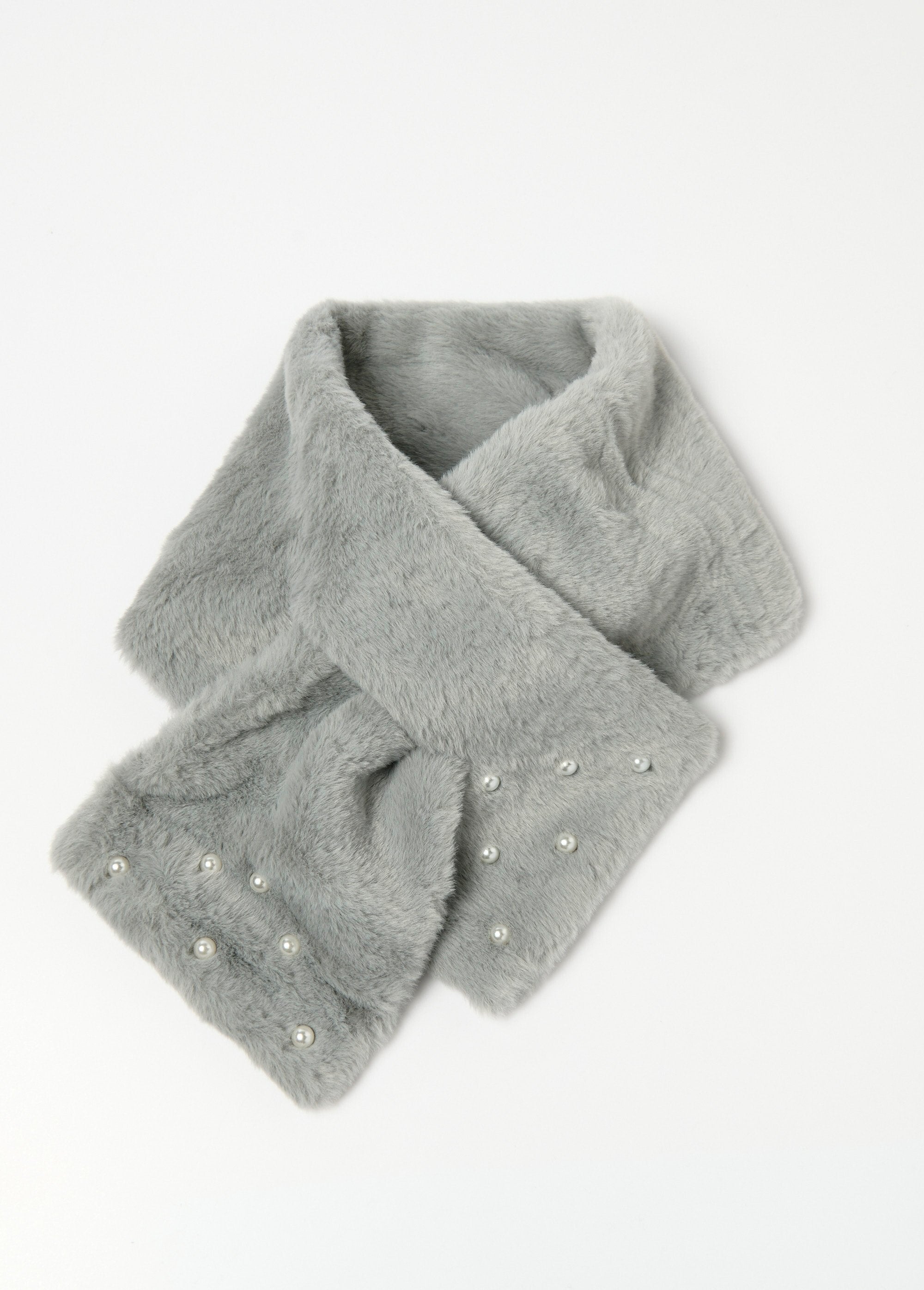 Faux_fur_textile_neck_scarf_Gray_FA1_slim