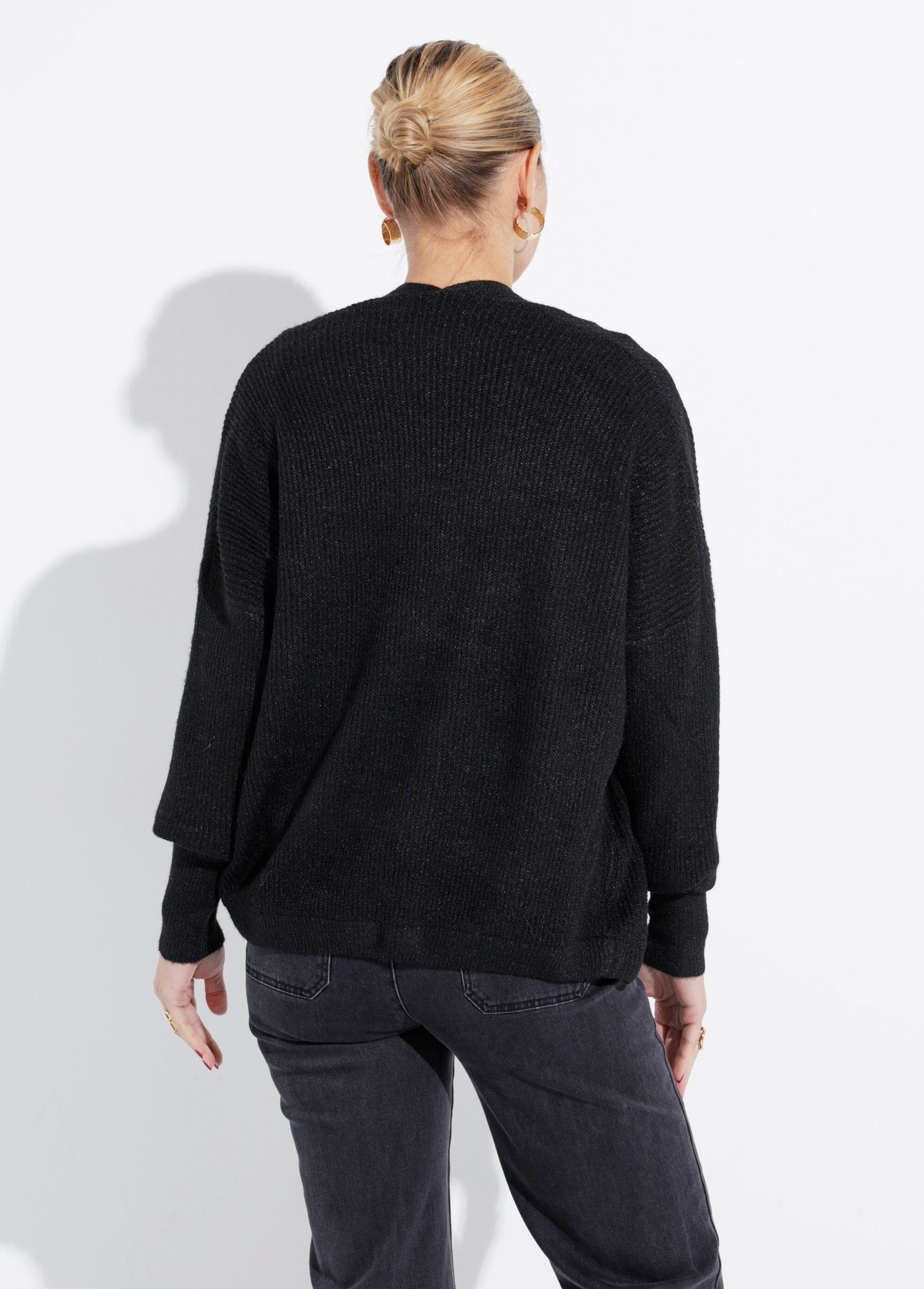 Gilet_bord_à_bord,_poignets_resserrés_Noir_DO1_slim