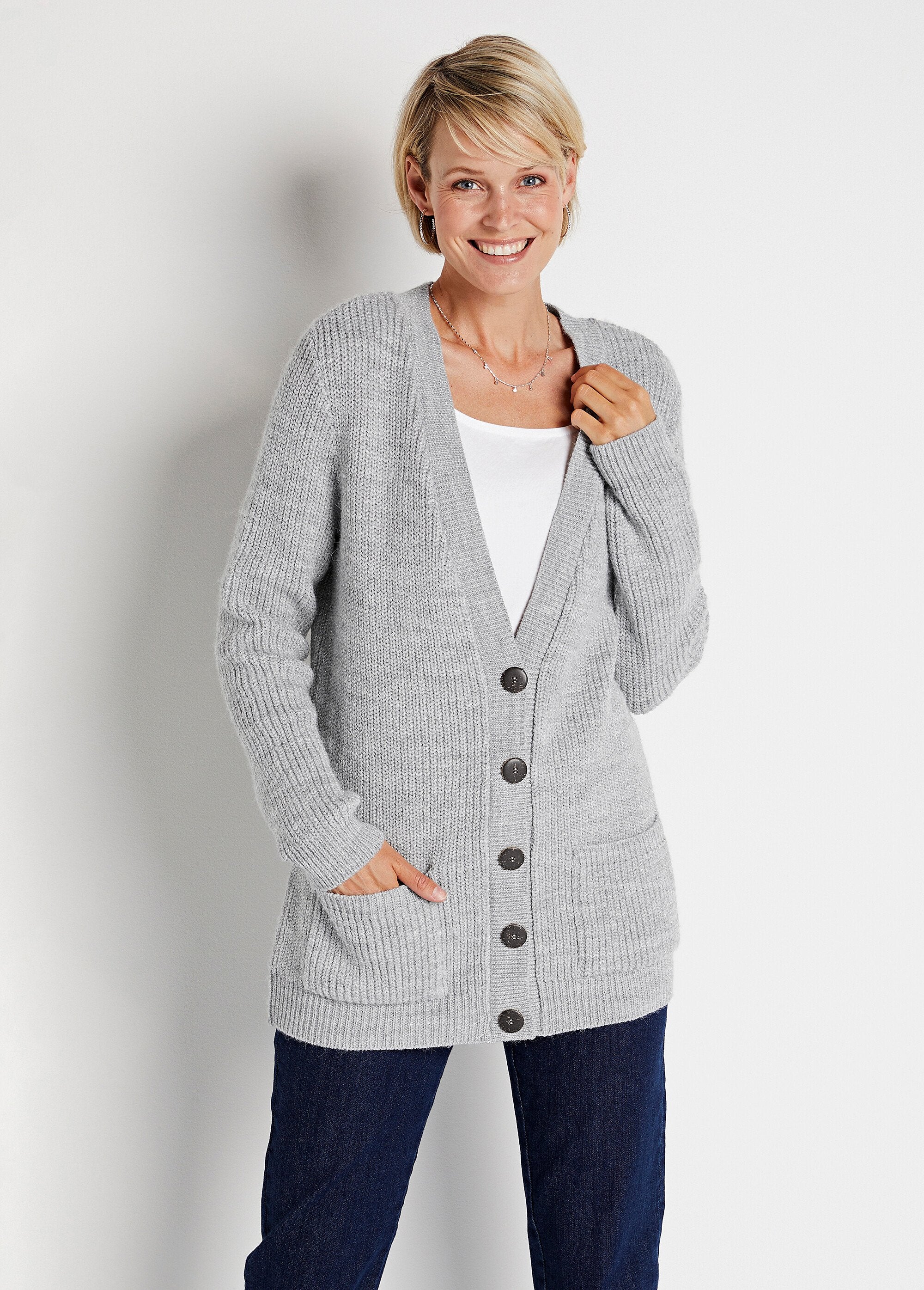 Mid-length_buttoned_cardigan_with_beaded_knit_and_wool_Gray_FA1_slim