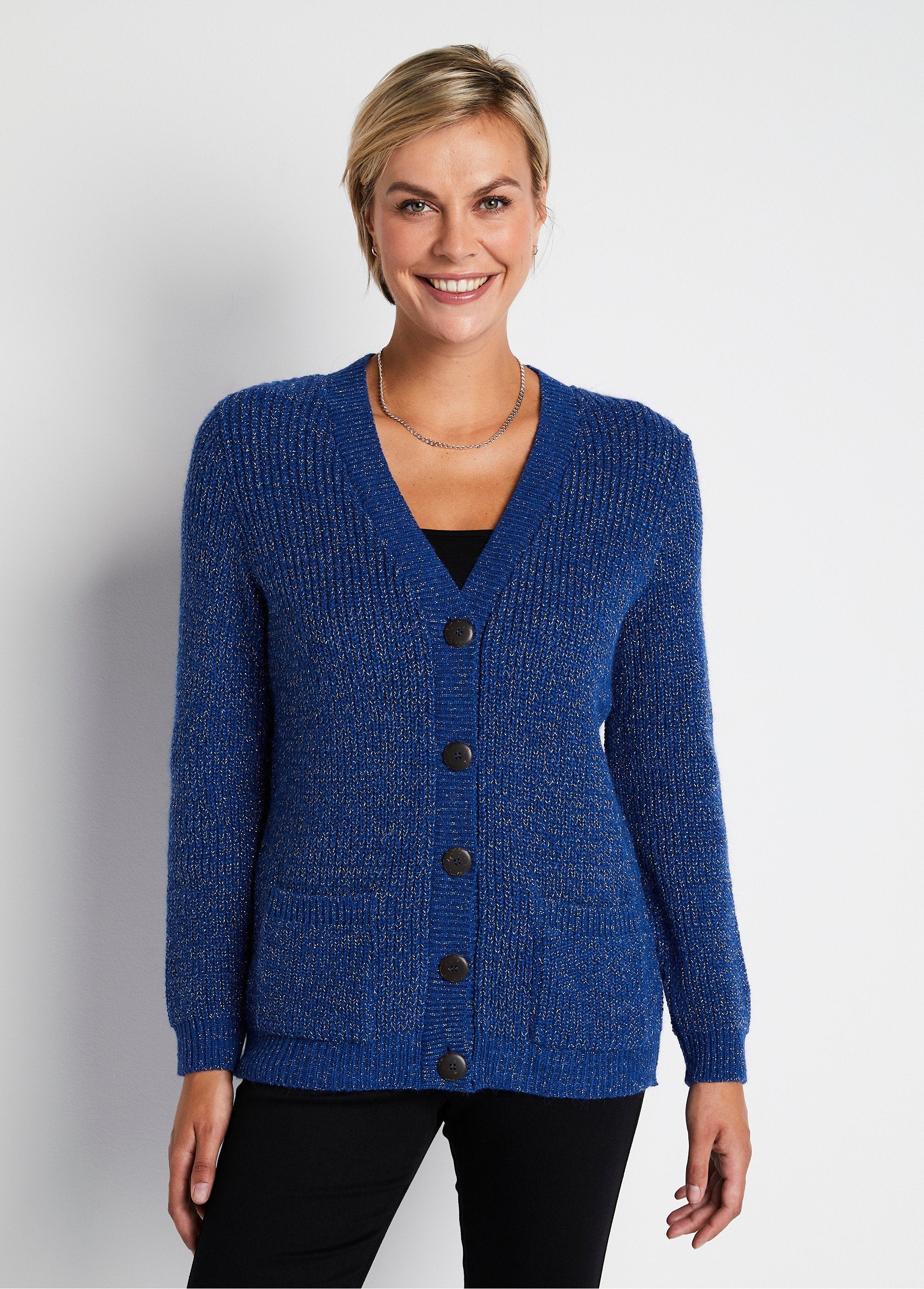 Mid-length_buttoned_cardigan_with_beaded_knit_and_wool_Blue_FA1_slim