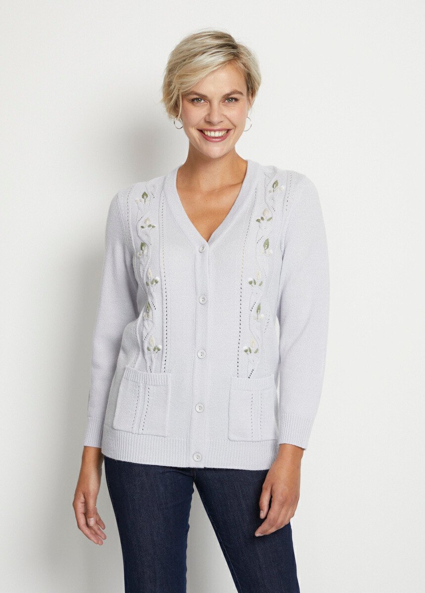 V-neck_beaded_embroidered_buttoned_long_cardigan_Money_FA1_slim