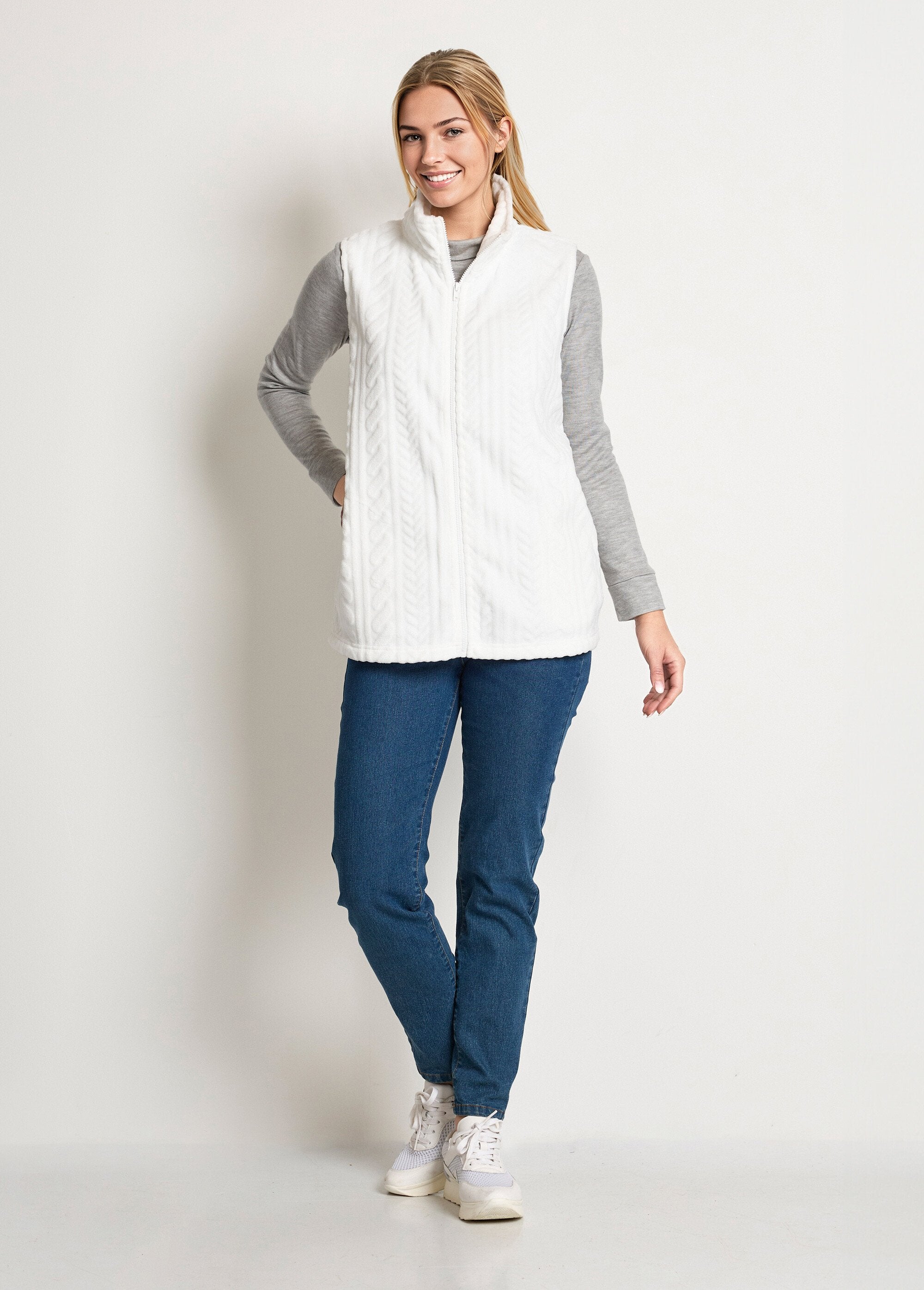 Gilet_sans_manches_zippé_polaire_toucher_peluche_Blanc_SF1_slim