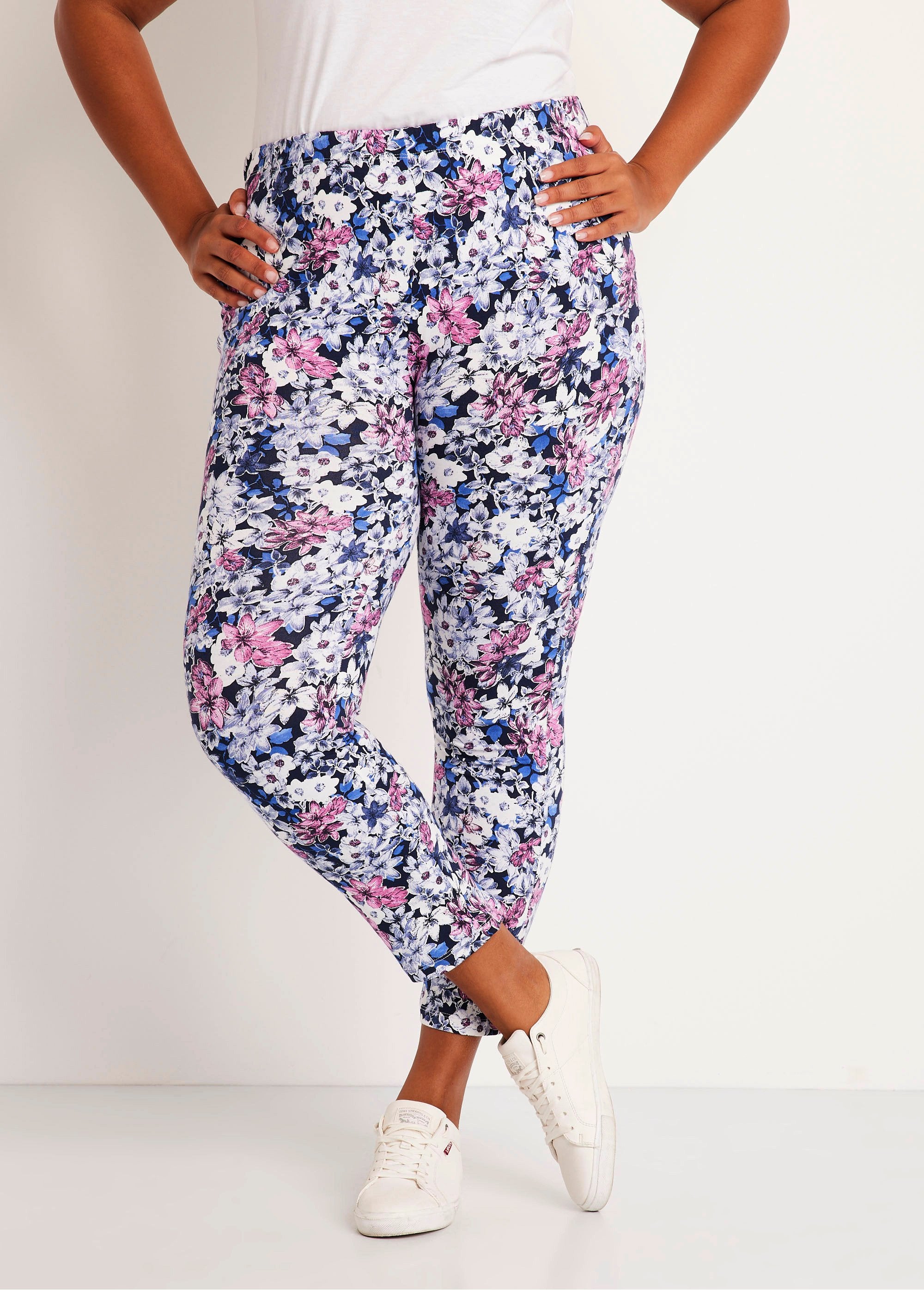 Printed_leggings_with_elasticated_waistband_Flowers_FA1_curvy