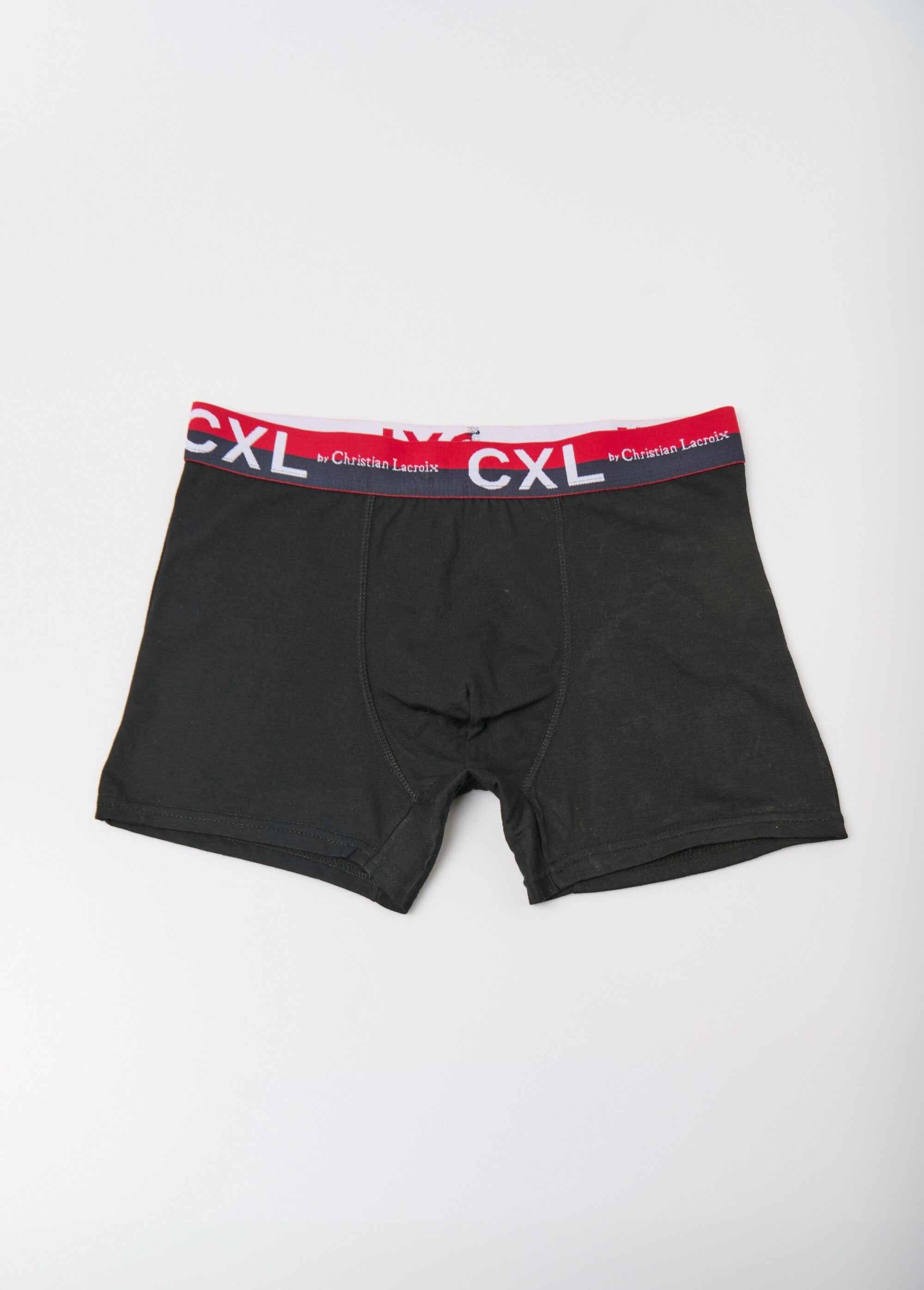Pack_of_4_plain_boxers_with_logo_waistband_Black_FA1_slim