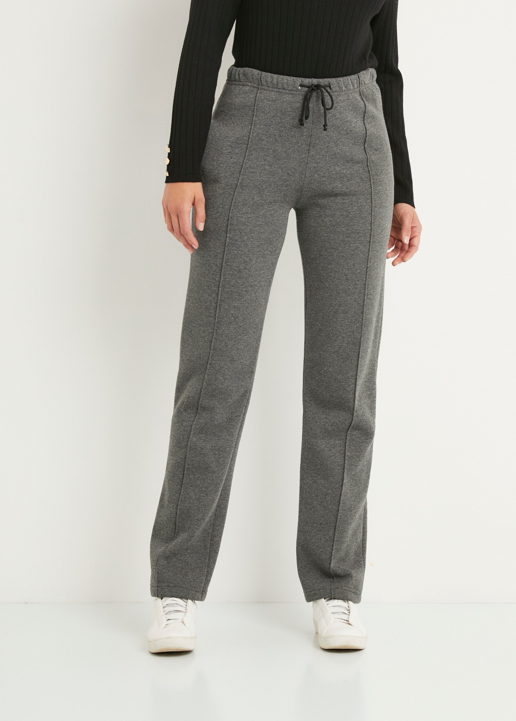 Lounge_pants_with_elasticated_fleece_waistband_Charcoal_grey_FA1_slim