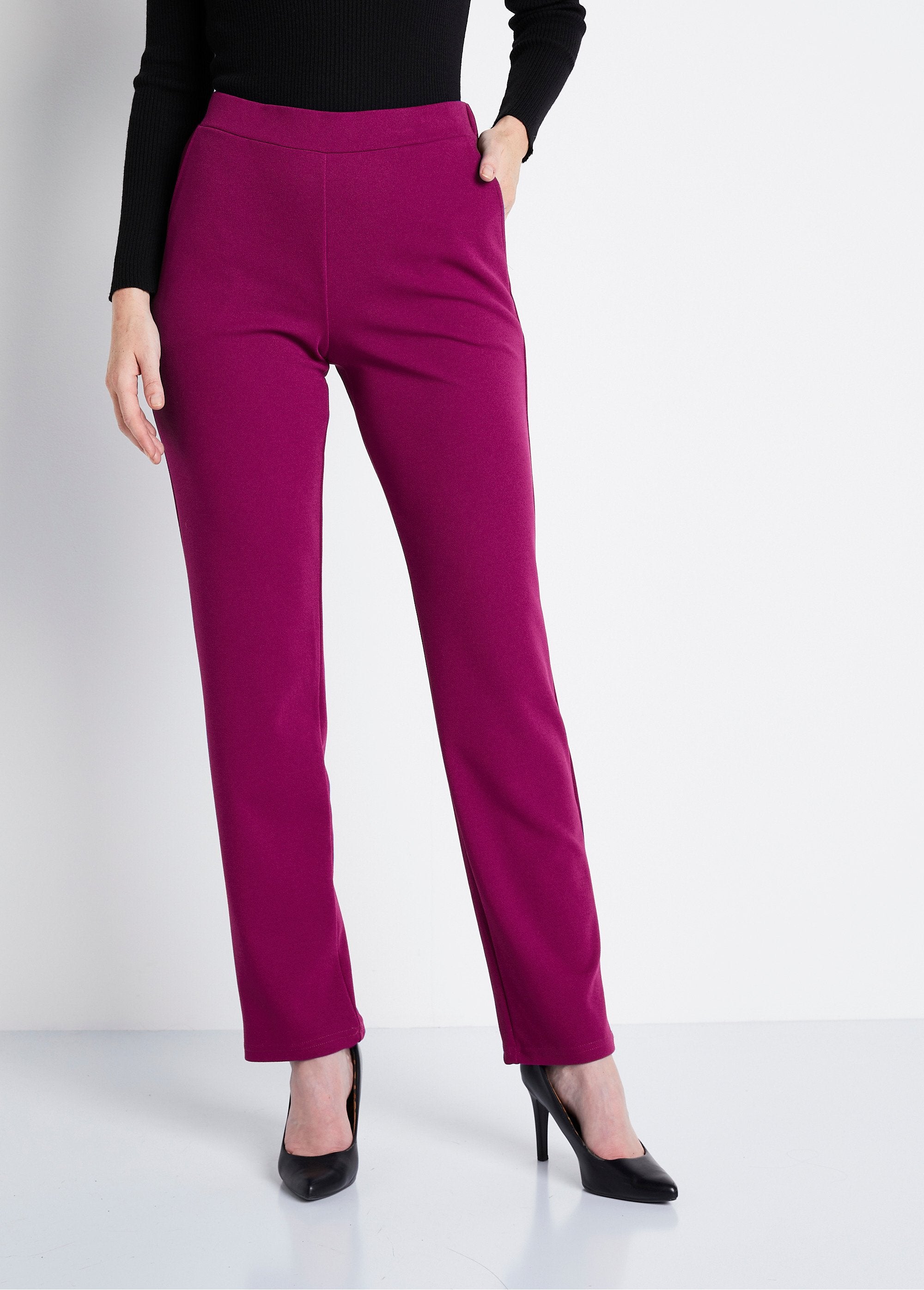 Straight_pants_with_elasticated_waist_and_crepe_knit_Cassis_FA1_slim