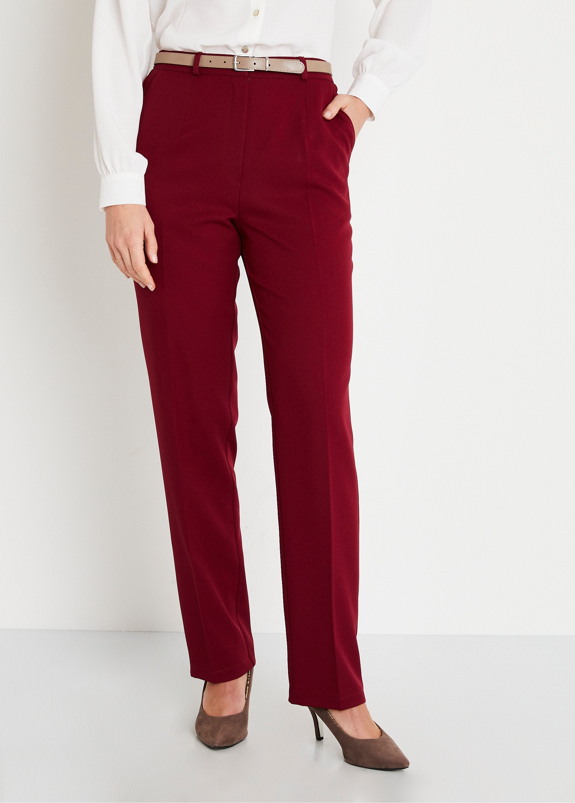 Plain_straight-leg_pants_with_semi-elasticated_waistband_Bordeaux_FA1_slim