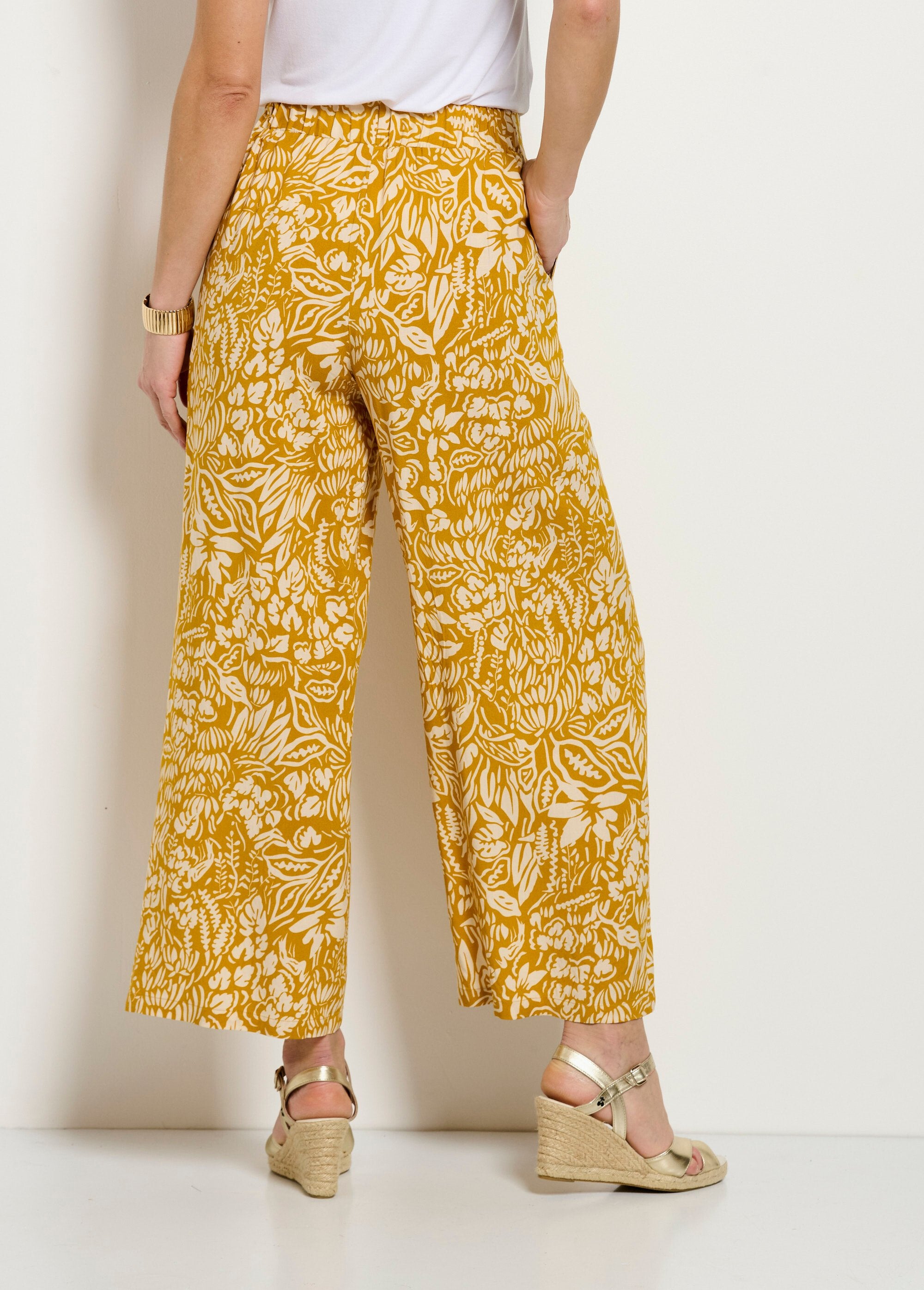 Wide_floral_or_plain_elasticated_waist_pants_Yellow_and_ecru_DO1_slim