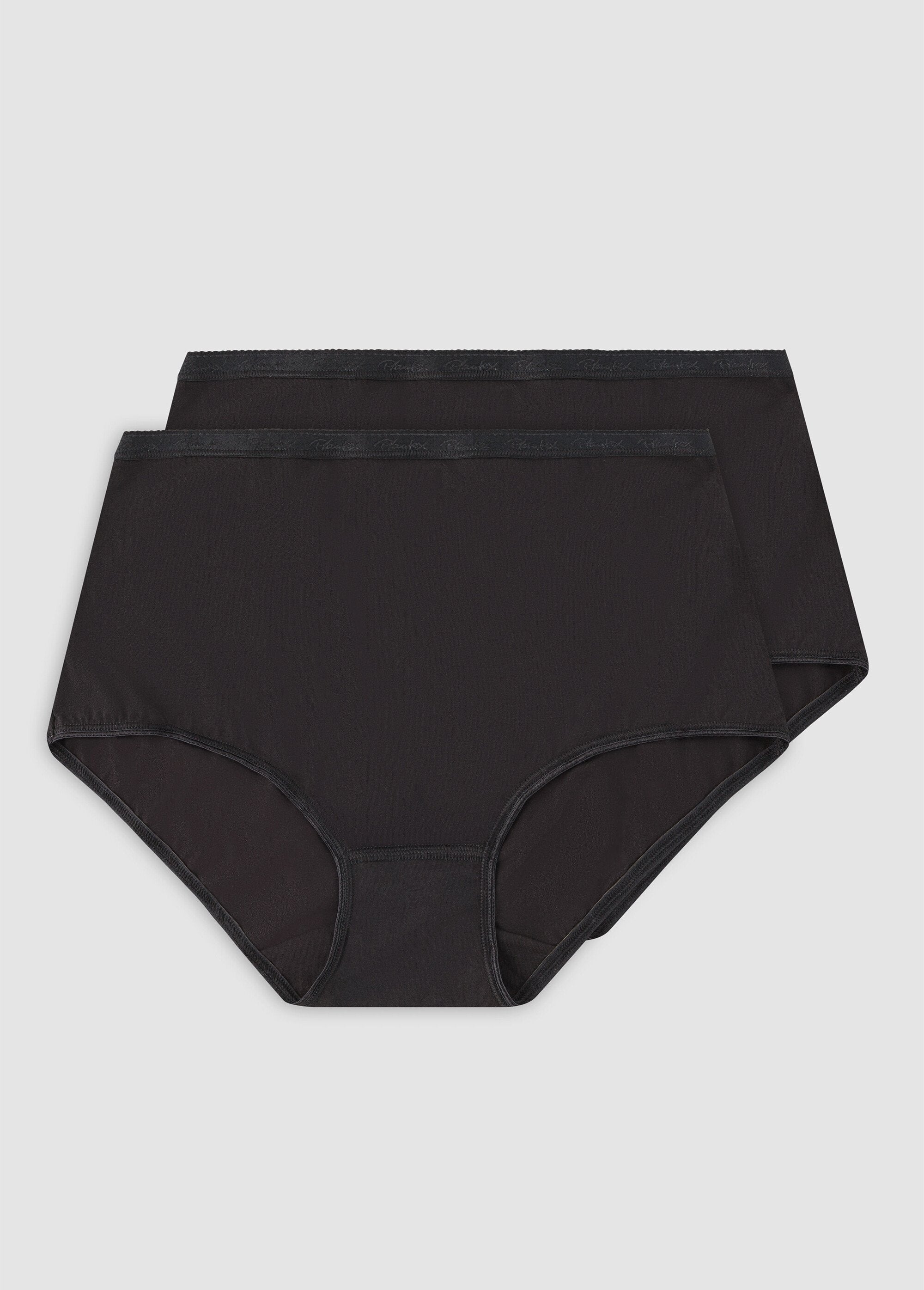 Playtex®_-_Pack_of_2_high-waisted_organic_cotton_briefs_Black_lot2_DE1_slim