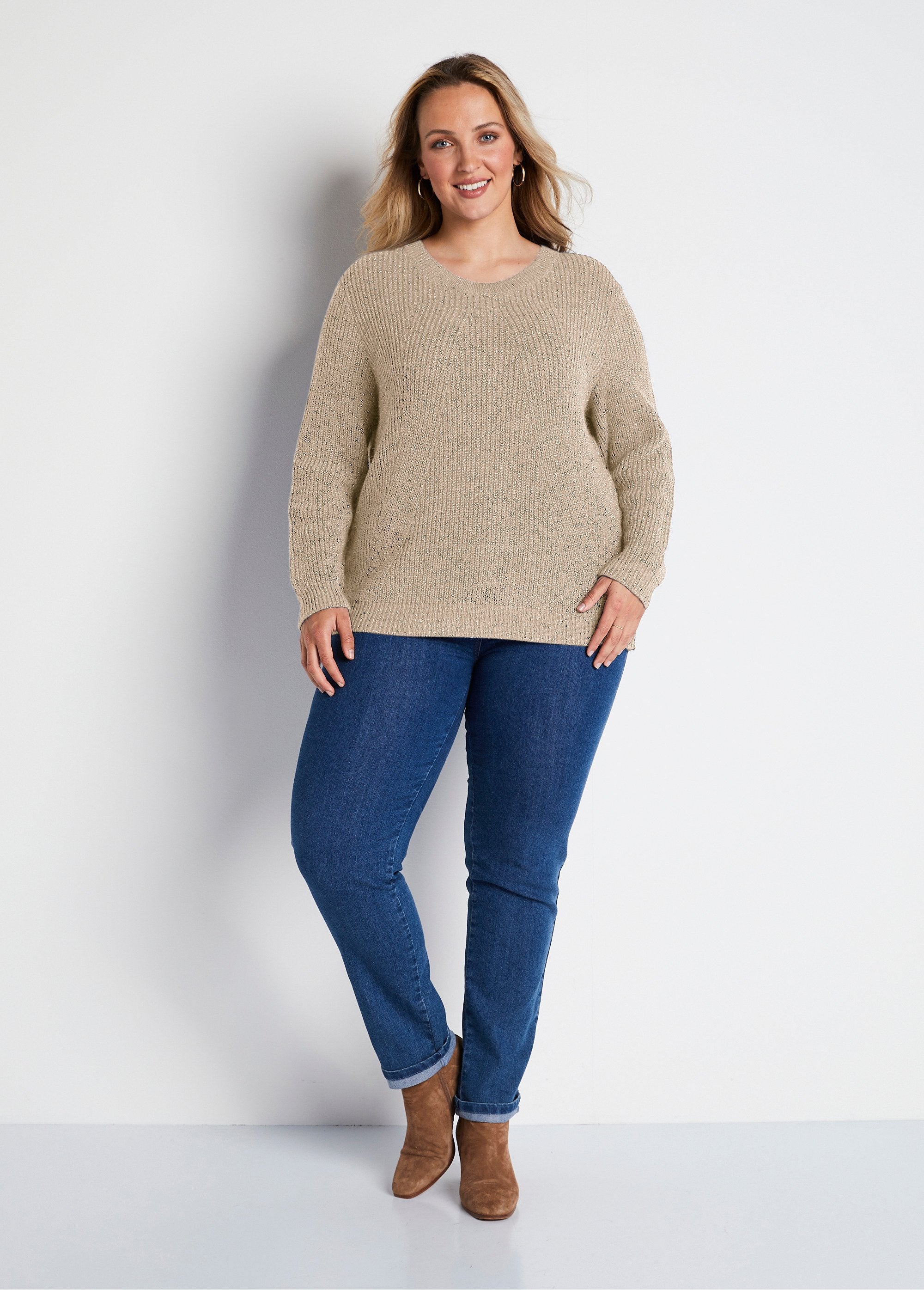 Round_neck_beaded_knit_sweater_with_wool_Beige_SF1_curvy