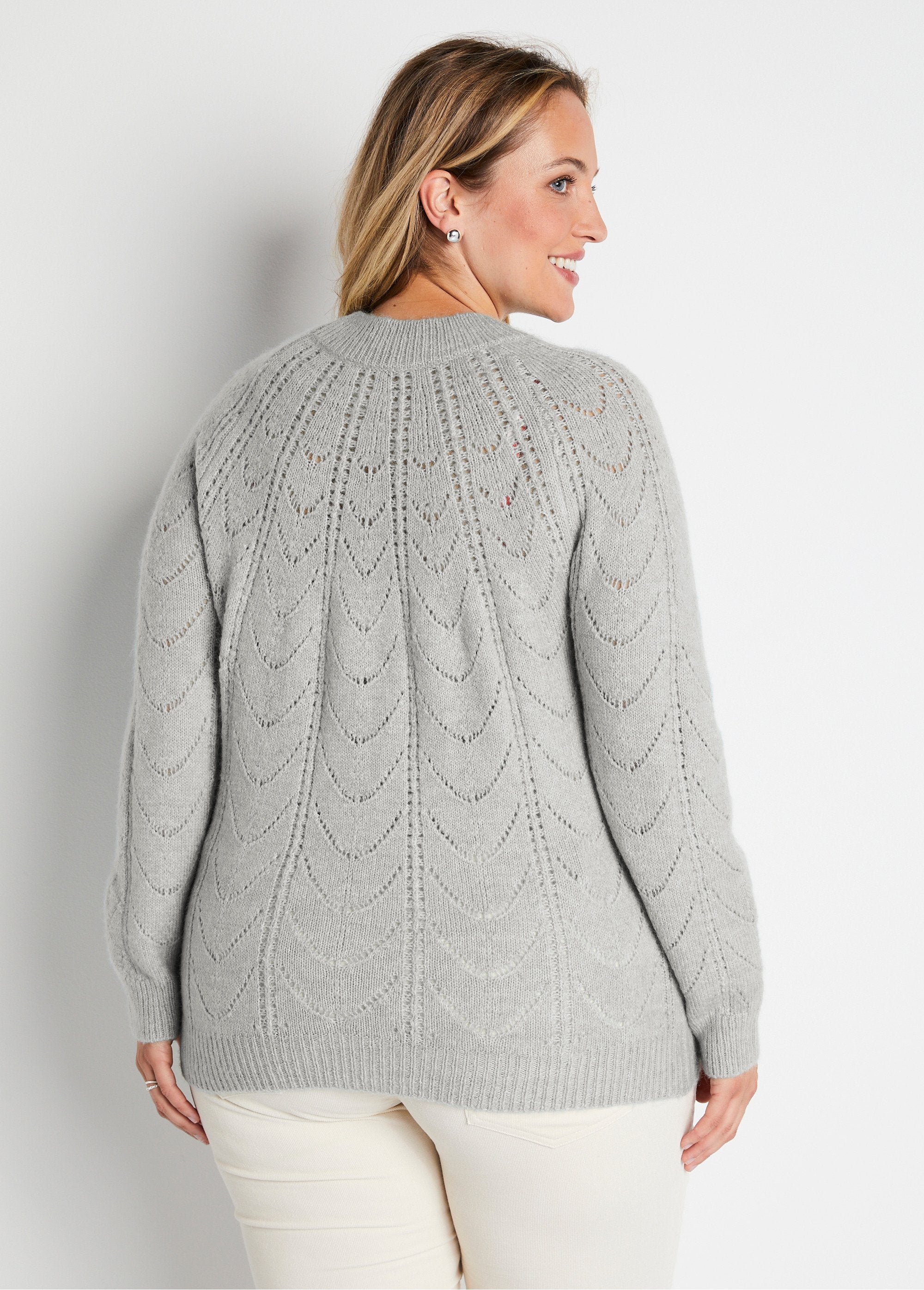 Round_neck_openwork_heathered_knit_sweater_Heather_gray_DO1_curvy