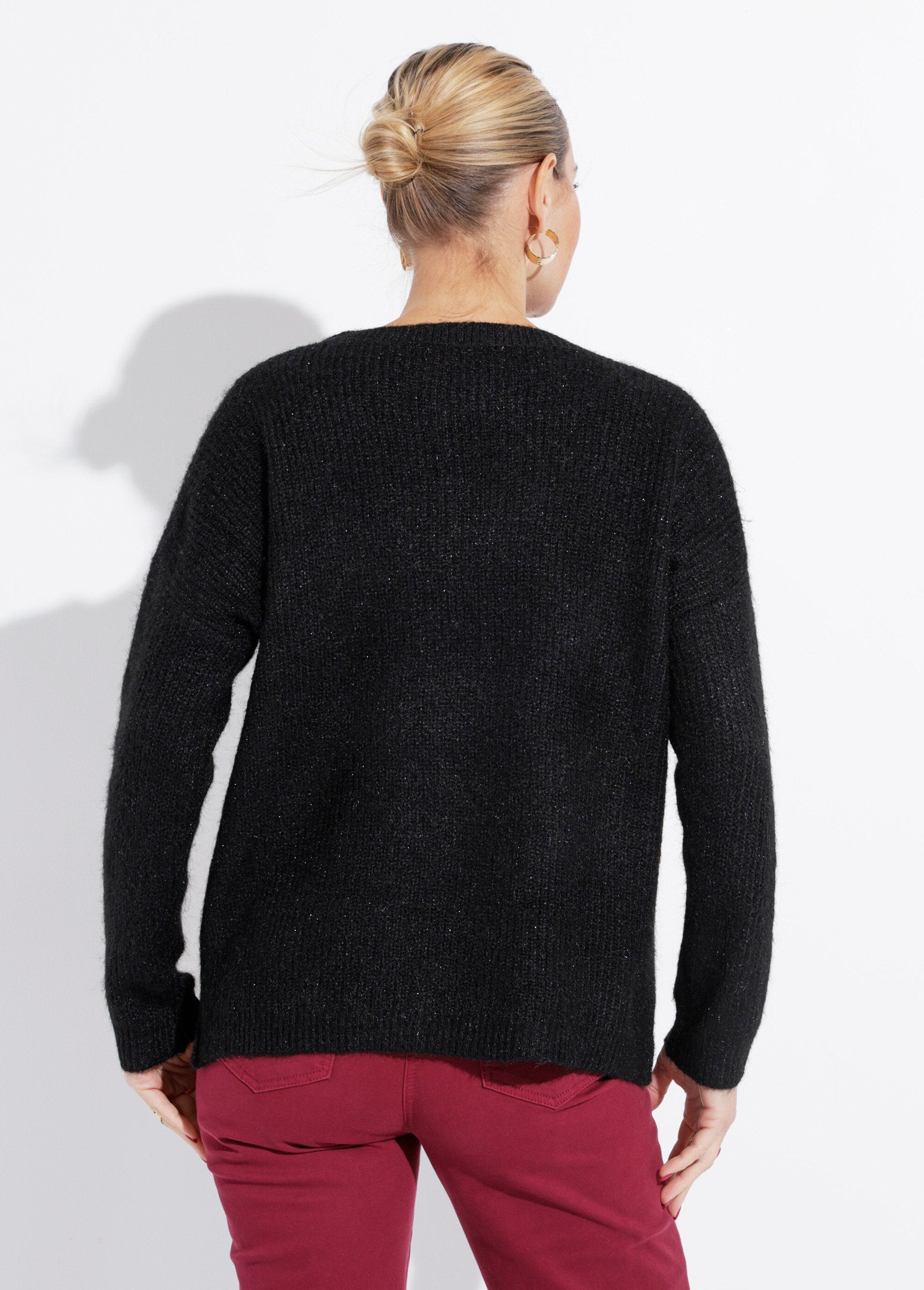 Pull_maille_mousseuse_encolure_bateau_Noir_DO1_slim