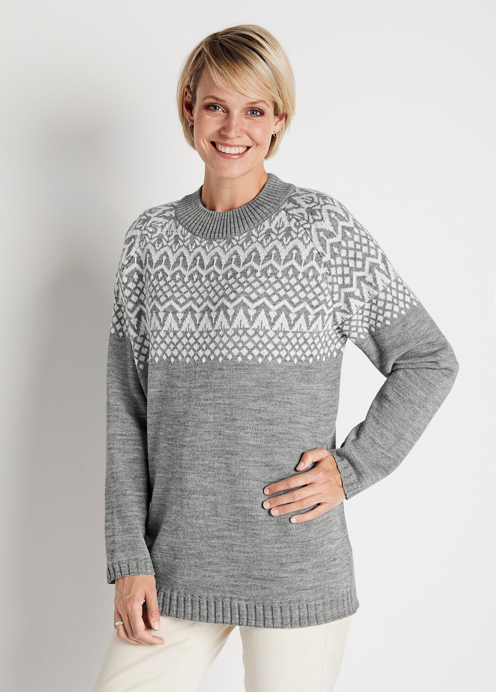 Jacquard_knit_tunic_sweater_Gray_and_ecru_FA1_slim