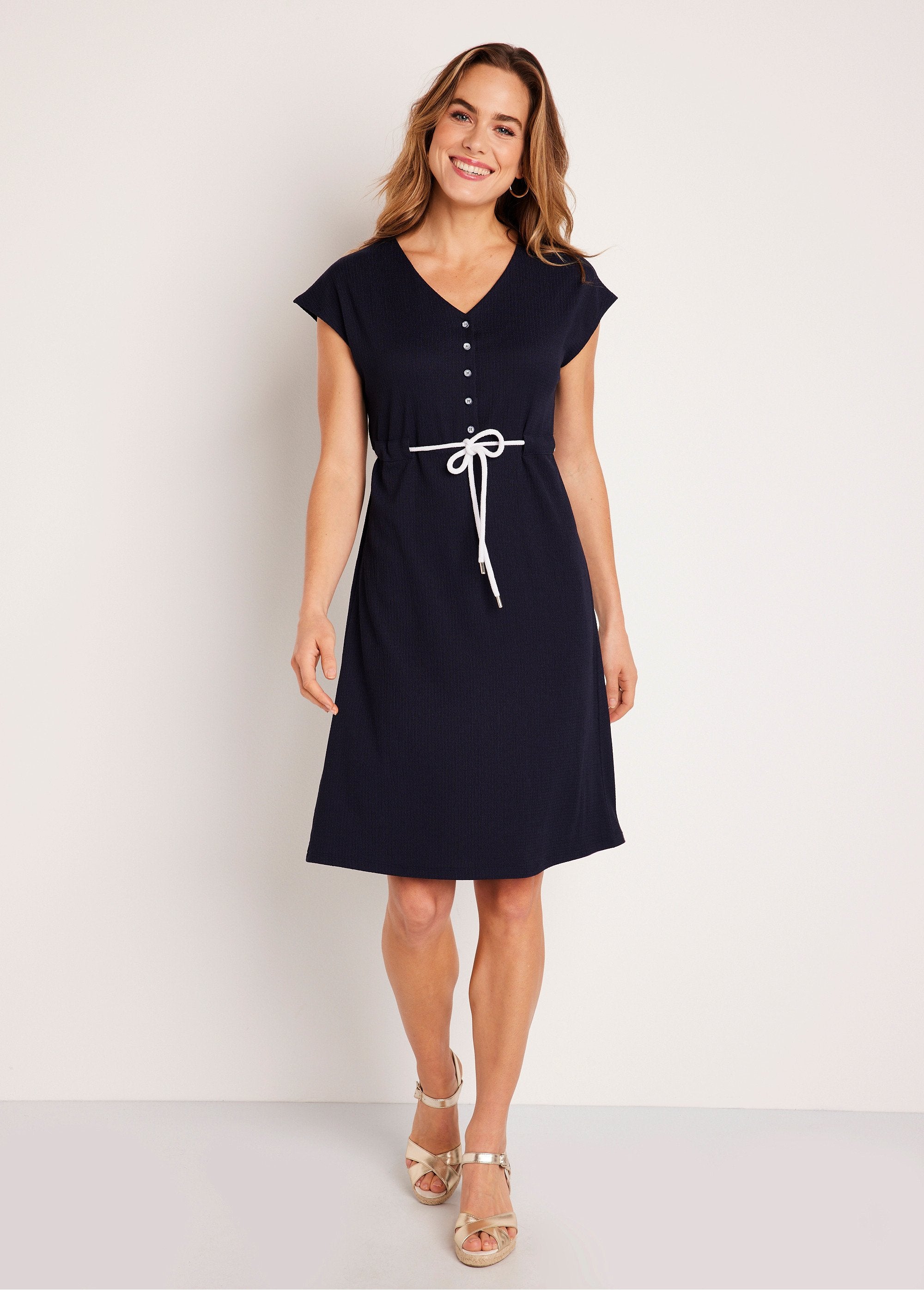 Viscose_and_linen_shirt_dress_Marine_FA1_slim