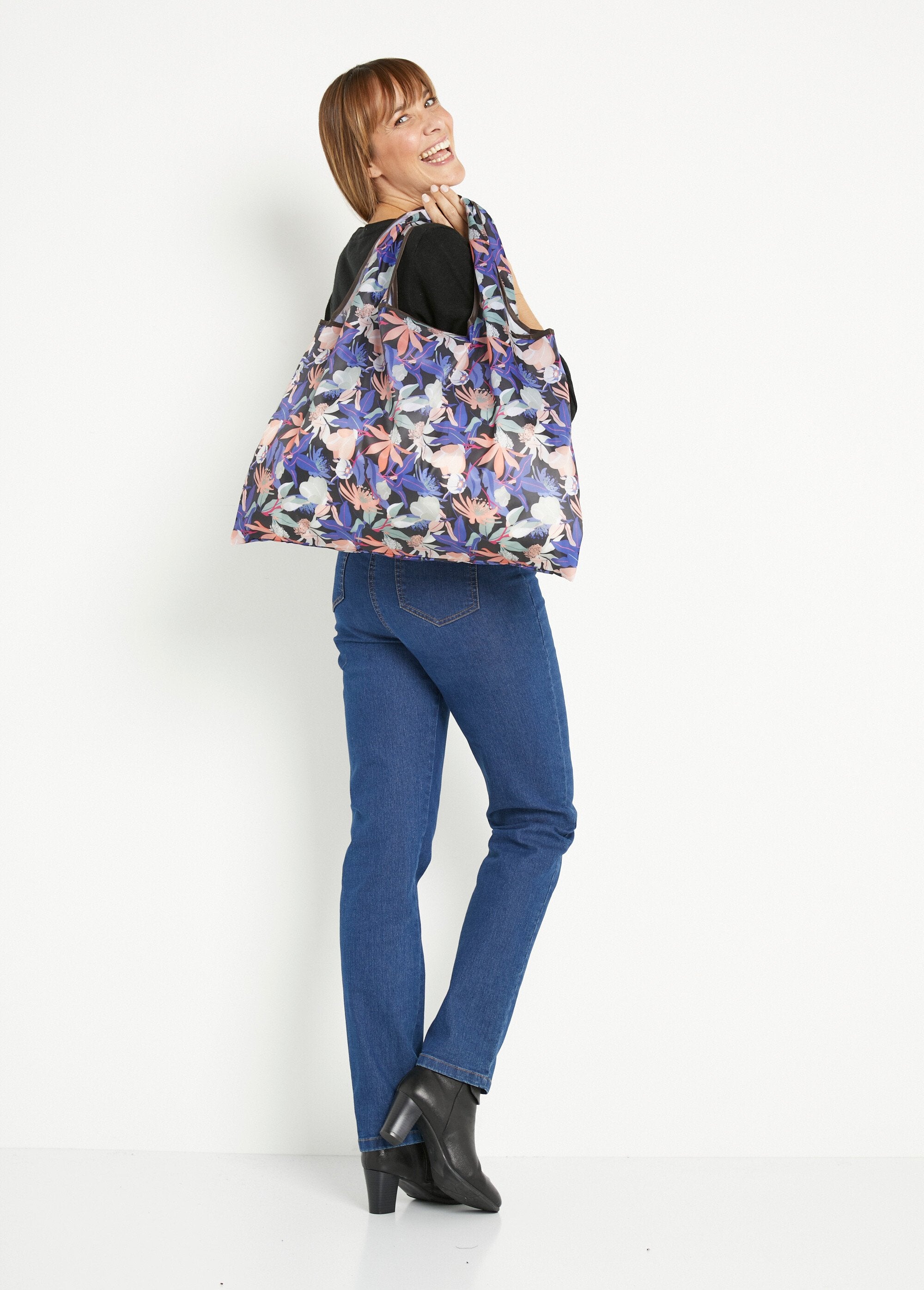 Foldable_shopping_bag_with_floral_pattern_Flower_print_SF1_slim