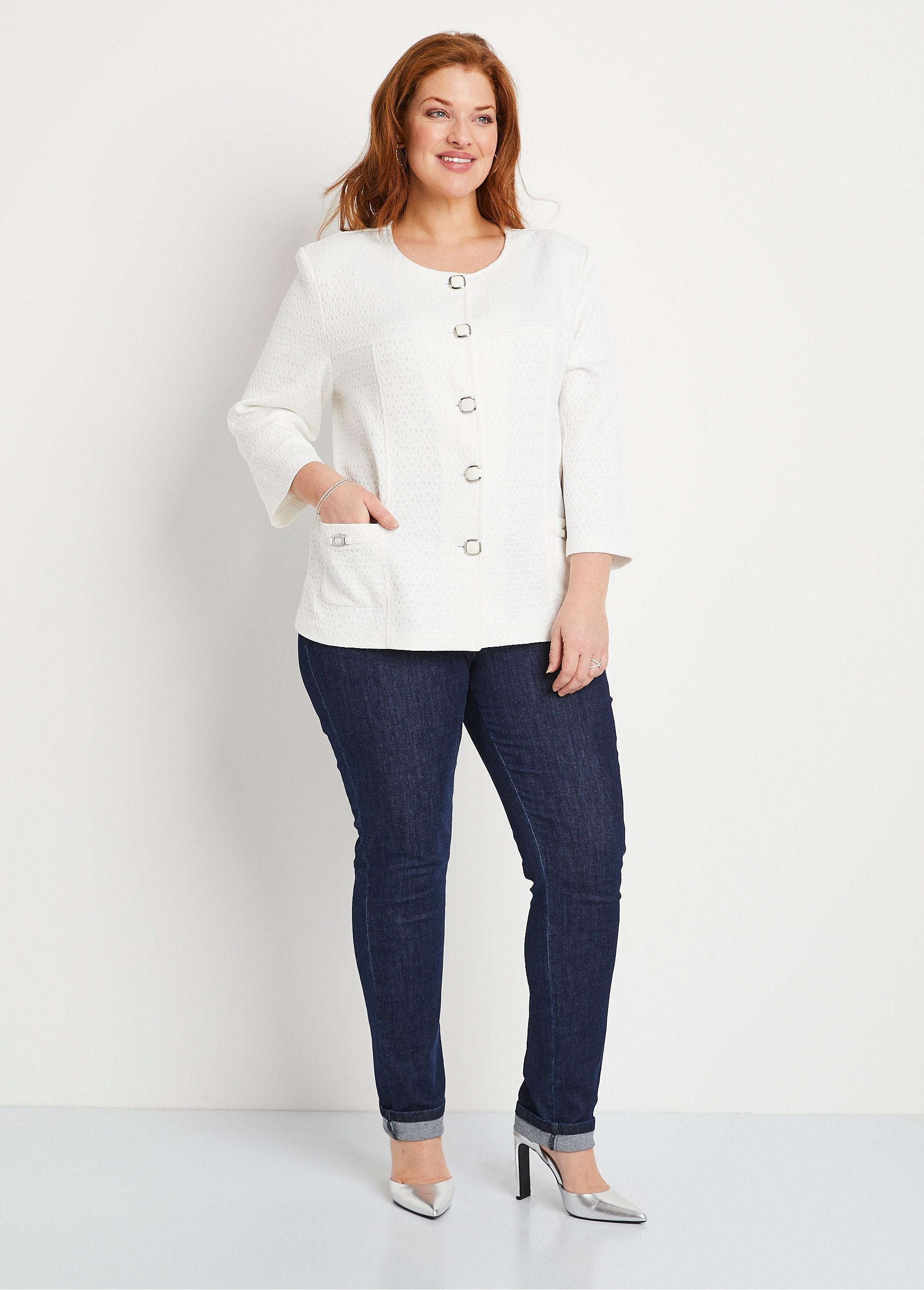 Crew-neck_jacket_with_3/4_sleeves_White_SF1_curvy